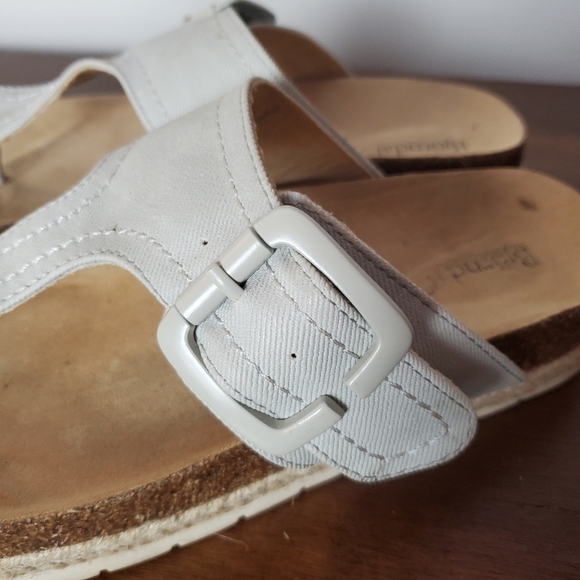 Bjorndal Penelope T-strap Sandals Womens‎ 8 Khaki Boho Lagenlook Casual - Picture 11 of 12